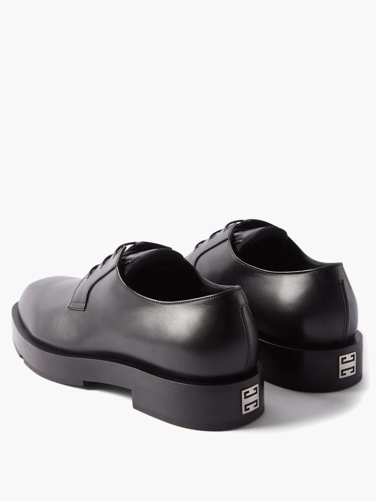 商品Givenchy|4G square-toe leather Derby shoes,价格¥7902,第5张图片详细描述