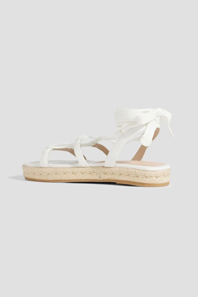 商品Stuart Weitzman|Altdup canvas espadrille sandals,价格¥1312,第3张图片详细描述