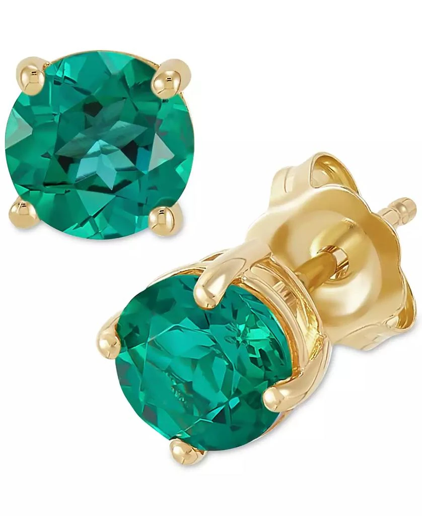 商品Macy's|Birthstone Stud Earrings in 14k Gold or 14k White Gold,价格¥3086,第1张图片