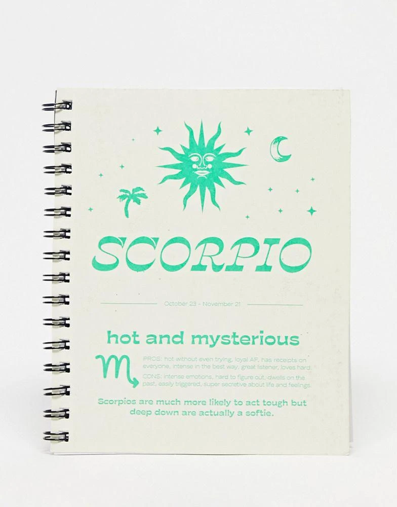 商品TYPO|Typo Scorpio star sign A5 notebook,价格¥39,第1张图片