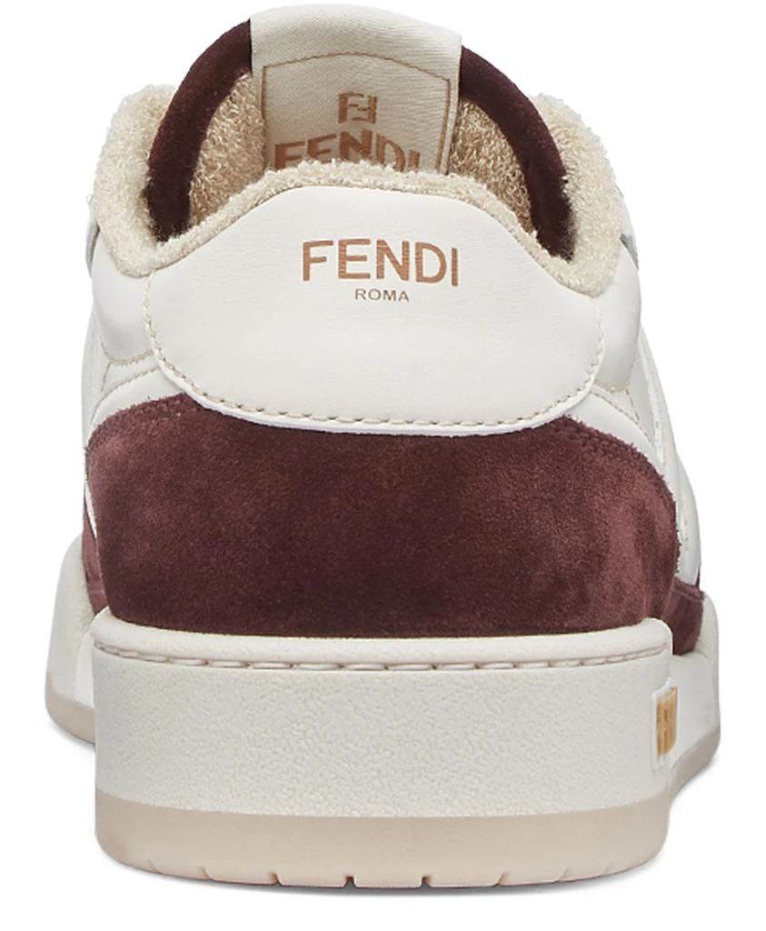 商品Fendi|Fendi Match - Suede Low Tops,价格¥3409-¥6818,第3张图片详细描述