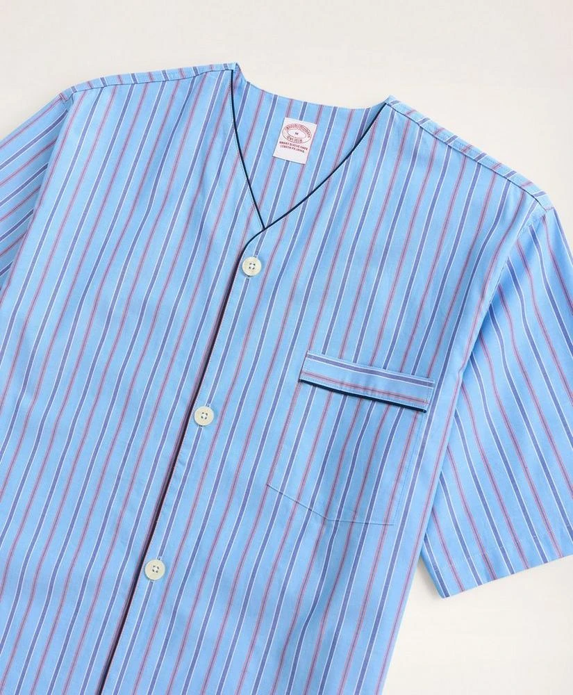 商品Brooks Brothers|Framed Stripe Short Pajamas,价格¥516,第3张图片详细描述