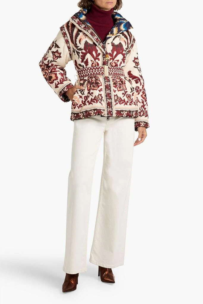 商品Farm Rio|Reversible quilted printed shell jacket,价格¥1159,第3张图片详细描述