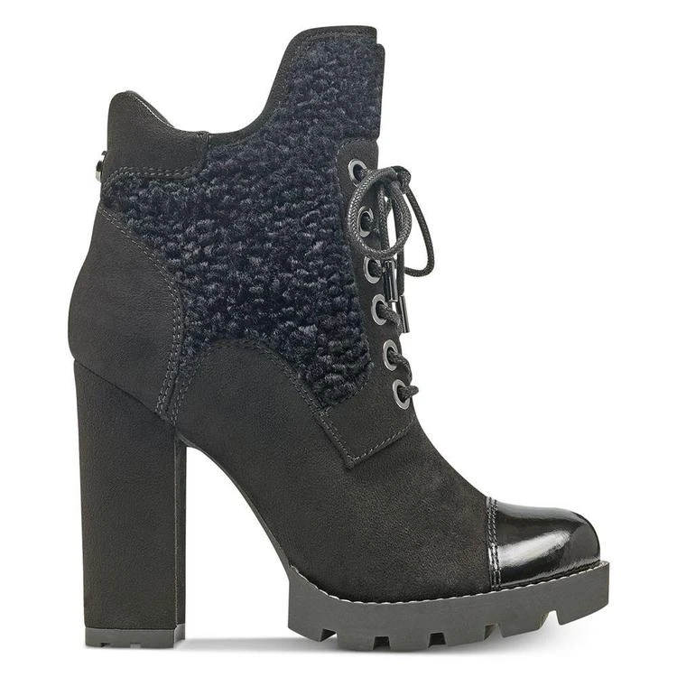 商品GUESS|Women's Roxey Lace-Up Lug Booties,价格¥520,第2张图片详细描述