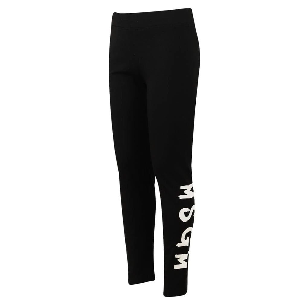 商品MSGM|Black Vertical Logo Leggings,价格¥150,第2张图片详细描述