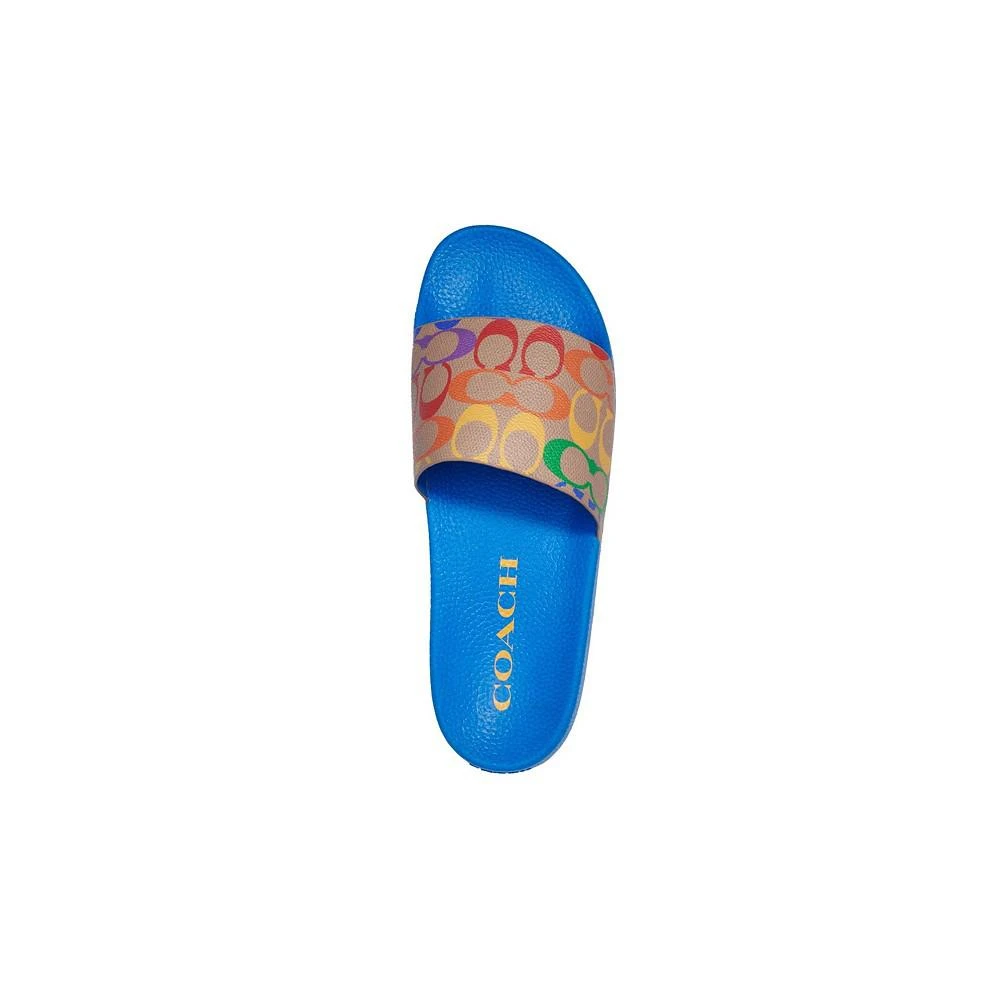 商品Coach|Men's Signature Pride Slide Sandal,价格¥427,第3张图片详细描述