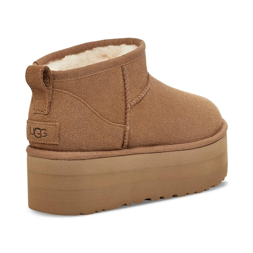 商品UGG|Women's Classic Ultra Mini Platform Booties,价格¥1188,第3张图片详细描述