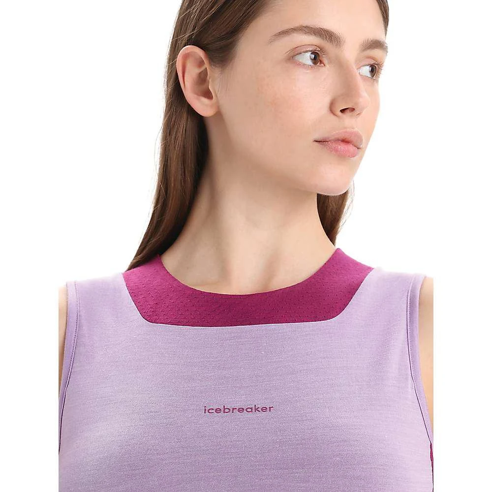 商品Icebreaker|Women's ZoneKnit Cropped Bra-Tank,价格¥401,第4张图片详细描述