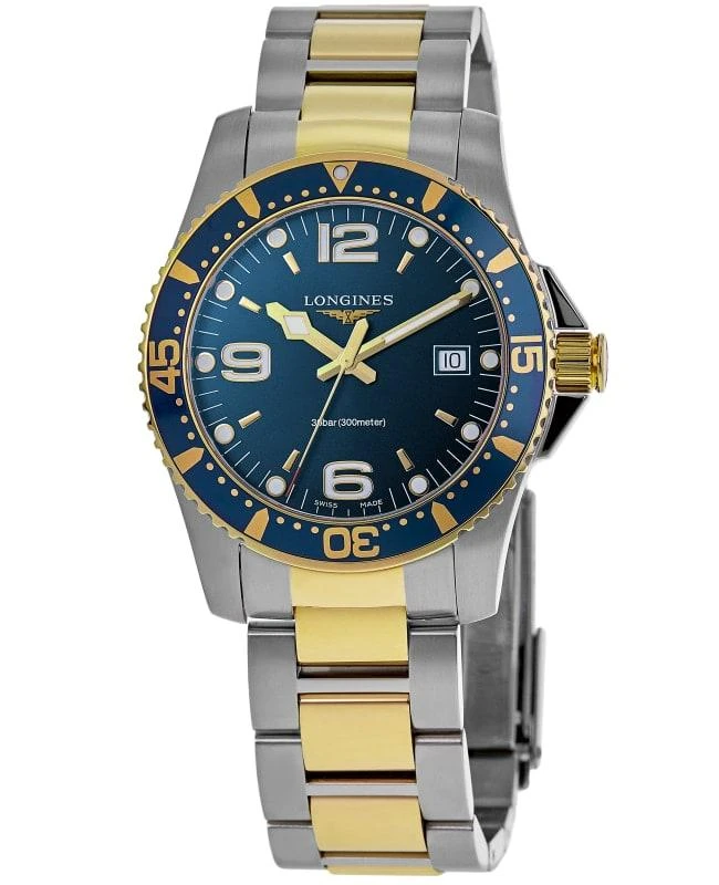 商品Longines|Longines HydroConquest Quartz Blue Dial Men's Watch L3.740.3.96.7,价格¥7499,第1张图片