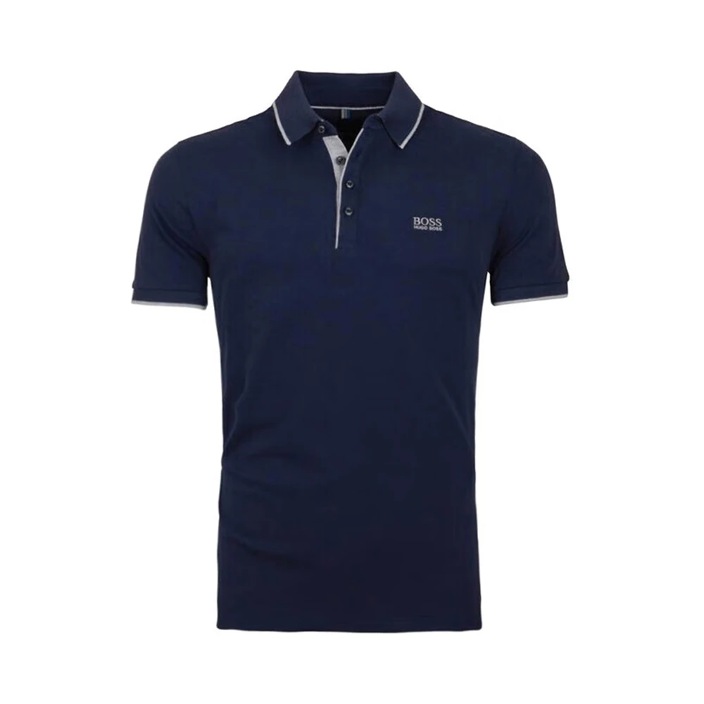 商品Hugo Boss|HUGO BOSS 深蓝色男士POLO衫 FIRENZE49-50285339-404,价格¥398,第1张图片