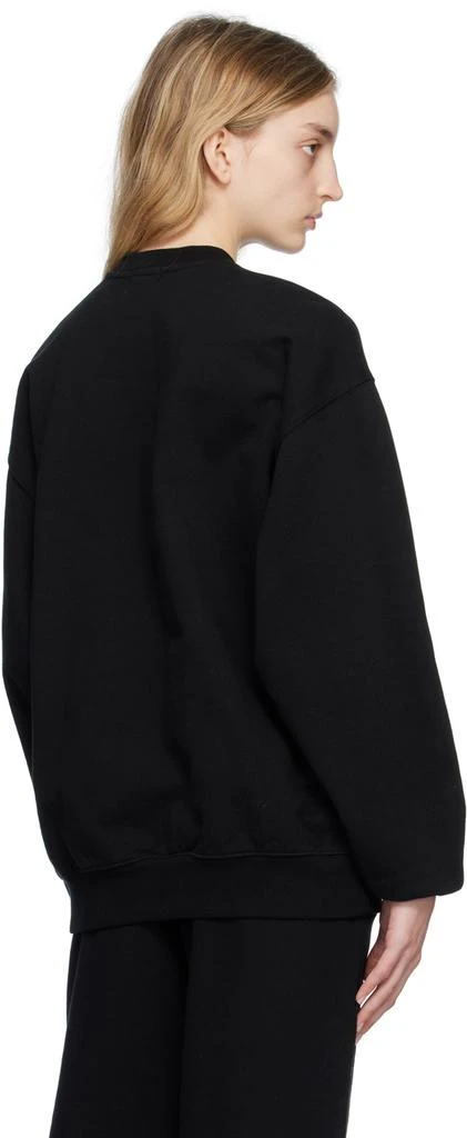 商品SKIMS|Black SKIMS Boyfriend Fleece Crew Neck Sweatshirt,价格¥487,第3张图片详细描述