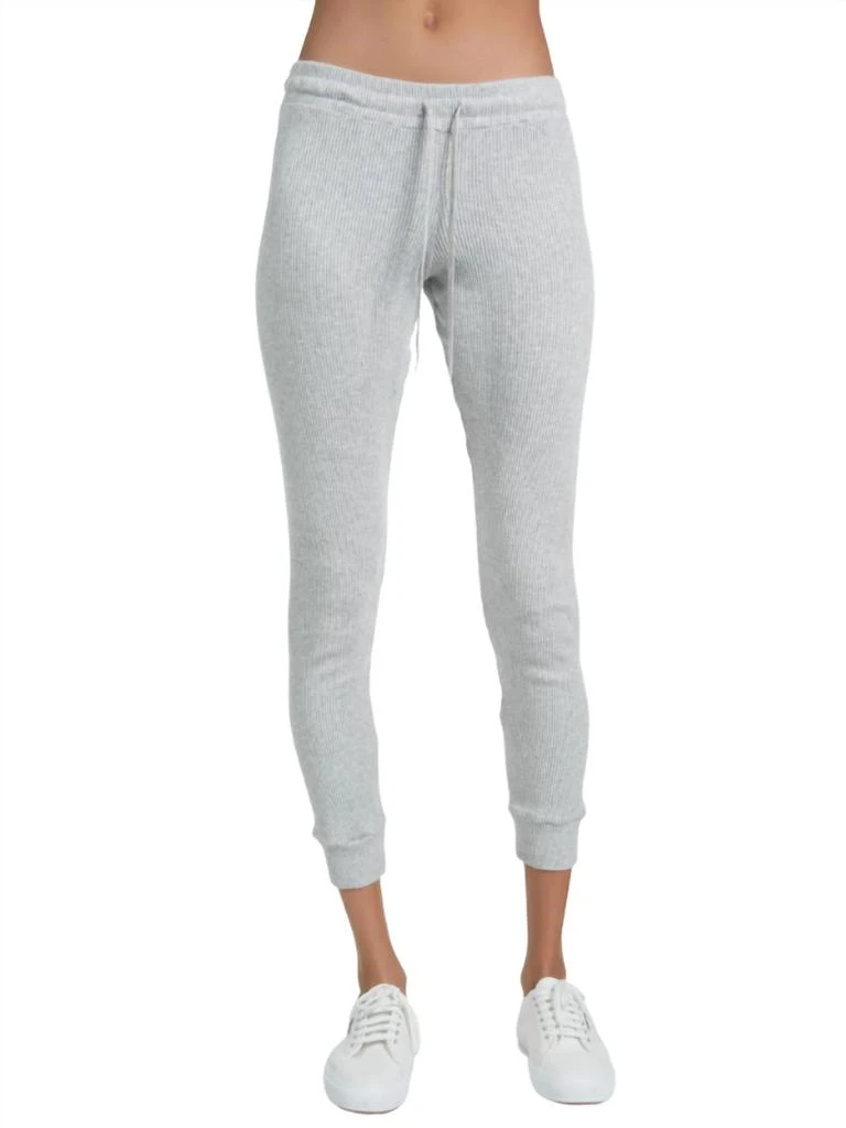 商品Michael Lauren|Burke Crop Sweatpant in Grey,价格¥540,第1张图片