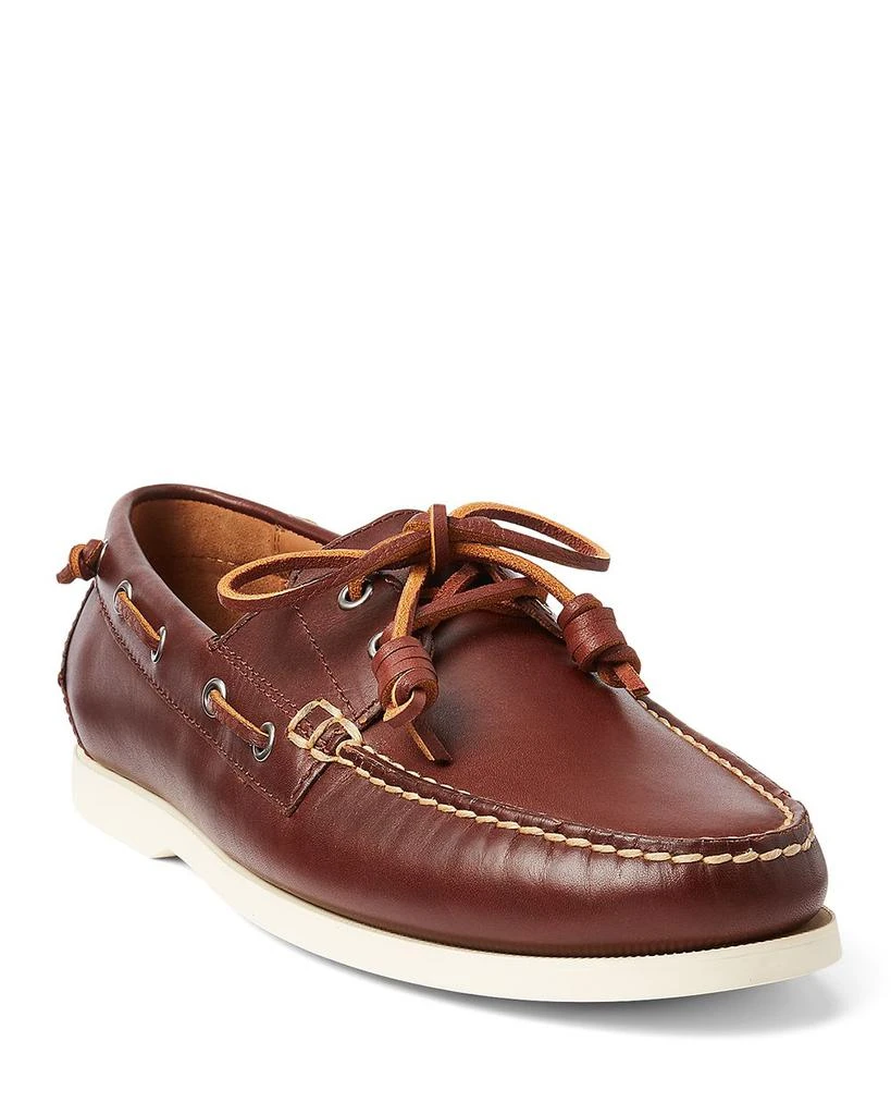 商品Ralph Lauren|Men's Merton Leather Boat Shoe,价格¥708,第1张图片