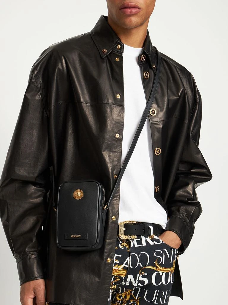 商品Versace|Medusa Leather Crossbody Bag,价格¥6492,第5张图片详细描述