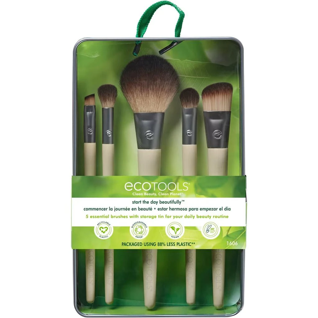 商品Eco Tools|EcoTools 崭新一天化妆刷套装,价格¥208,第1张图片