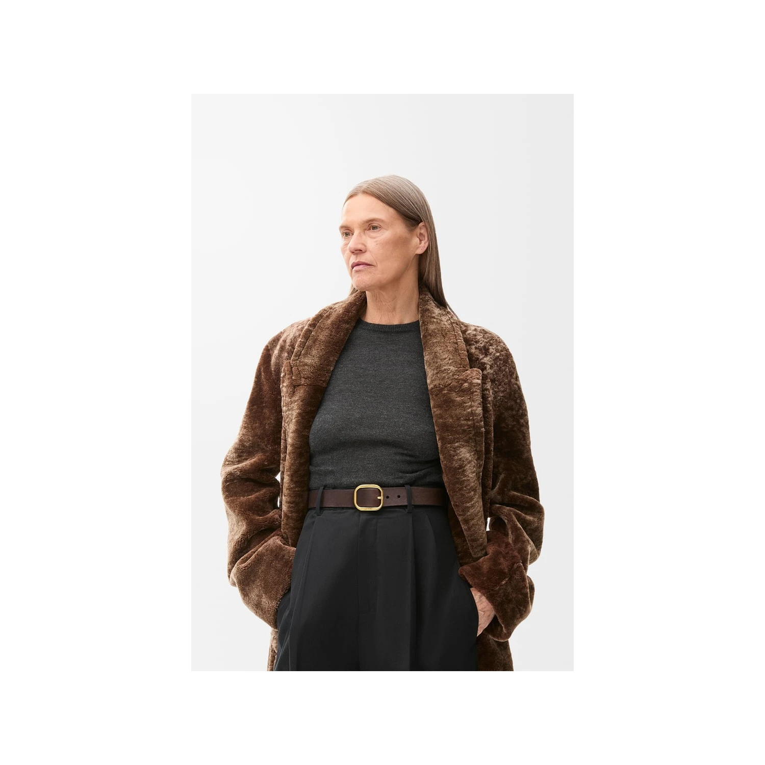 【预售】 罗意威 25春夏 女士 腰带 Rounded soft belt in classic calfskin E619Z20X65-3110  商品
