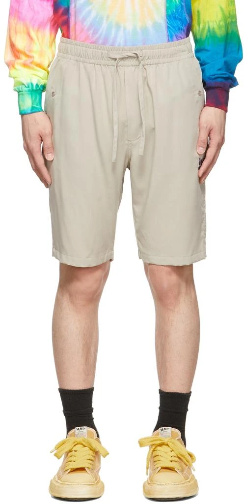 商品Needles|Beige Rayon Shorts,价格¥297,第1张图片