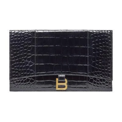 商品Balenciaga|Hourglass flat pouch with flap,价格¥5142,第1张图片