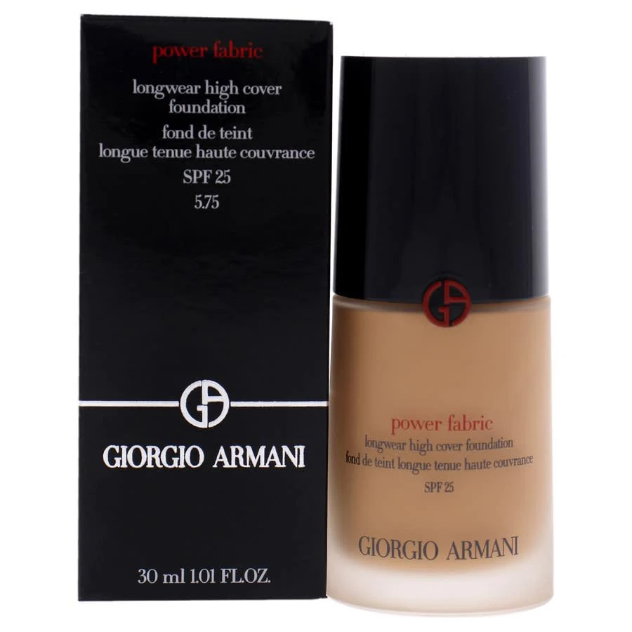 商品Giorgio Armani|Power Fabric Longwear High Cover Foundation SPF 25 - 5.75 by Giorgio Armani for Women - 1 oz Foundation,价格¥399,第1张图片