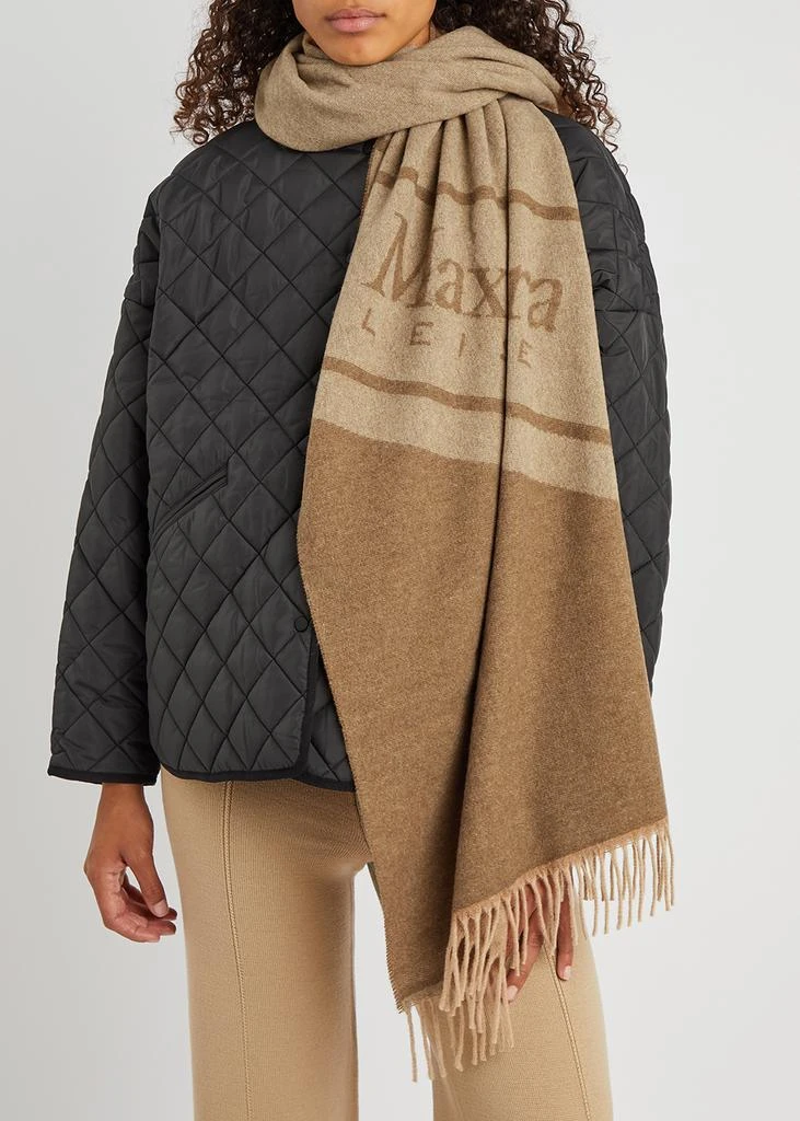 商品Max Mara|Udente camel wool-blend scarf,价格¥1006,第2张图片详细描述