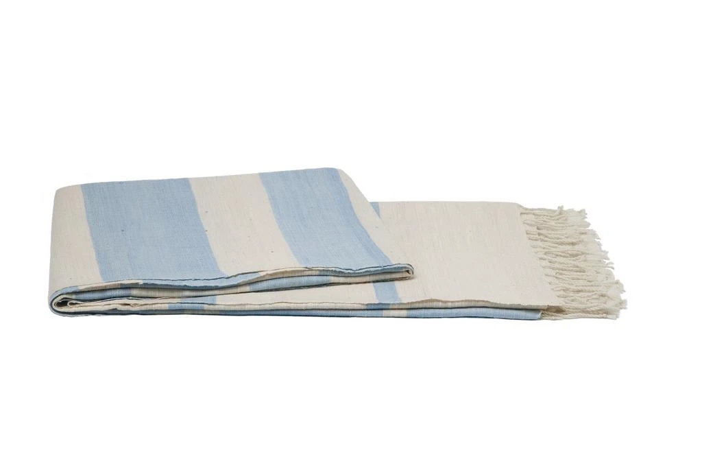 商品a & R Cashmere|Wool & Cotton Blend Handmade Throw,价格¥629,第2张图片详细描述