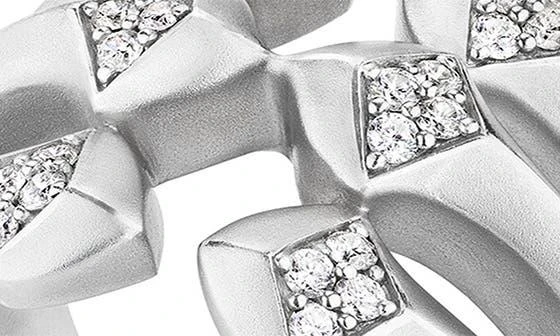 商品Judith Ripka|Iris Diamond Multi Band Ring,价格¥2627,第4张图片详细描述