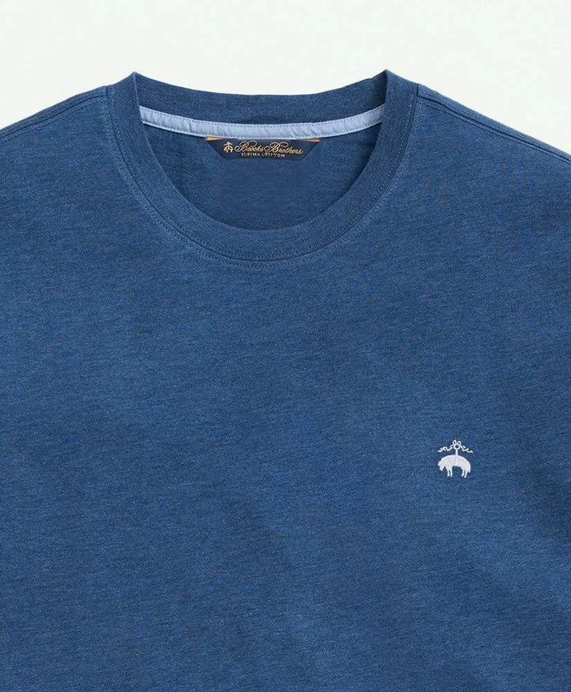商品Brooks Brothers|Washed Supima® Cotton Logo Crewneck T-Shirt,价格¥155,第2张图片详细描述
