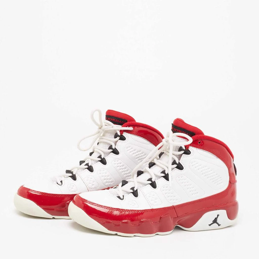 商品[二手商品] Jordan|Air Jordan 9 Gym Red/White Patent and Leather Retro Mid-Top Sneakers Size 38.5,价格¥1361,第2张图片详细描述