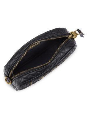 商品Versace|Logo Leather Quilted Crossbody Bag,价格¥1404,第5张图片详细描述