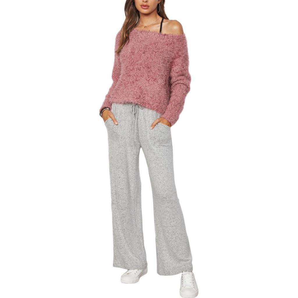 商品Tart|Tart Collections Delilah Women's Fuzzy Striped Slouchy Pullover Sweater,价格¥111,第6张图片详细描述