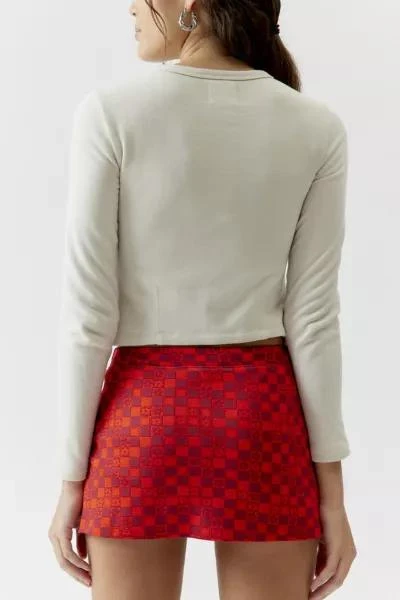 商品Urban Outfitters|UO Grace Knit Micro Body-Hugging Mini Skort,价格¥189,第5张图片详细描述