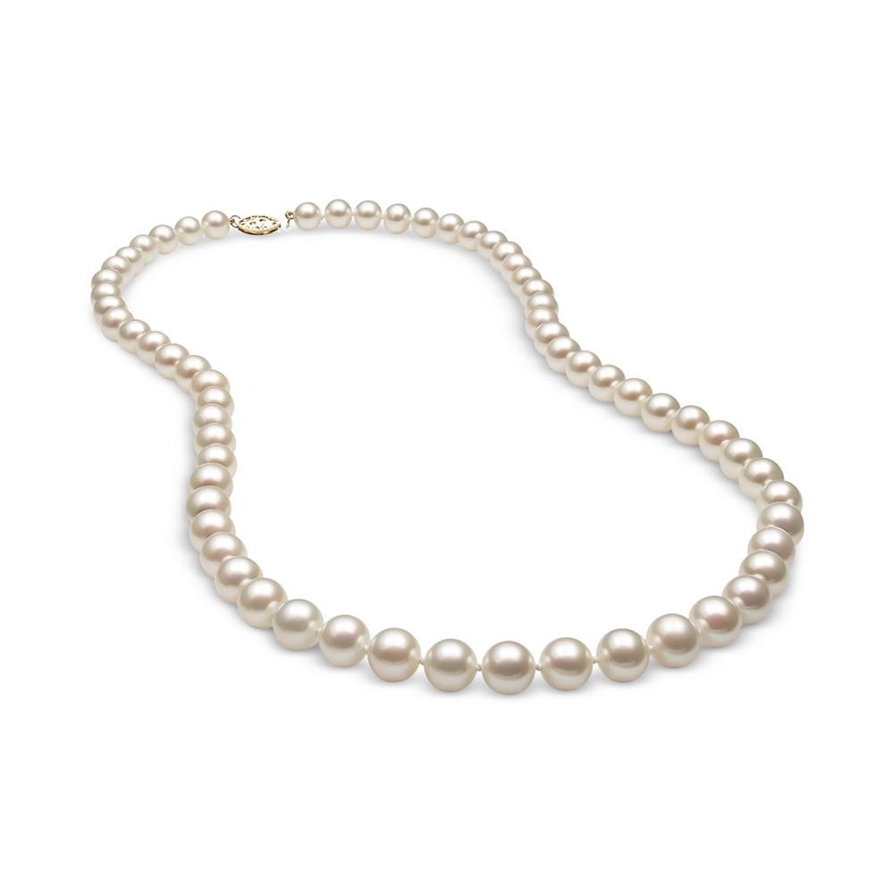 Cultured Freshwater Pearl (7mm) Strand 20" in 14k Gold商品第1张图片规格展示