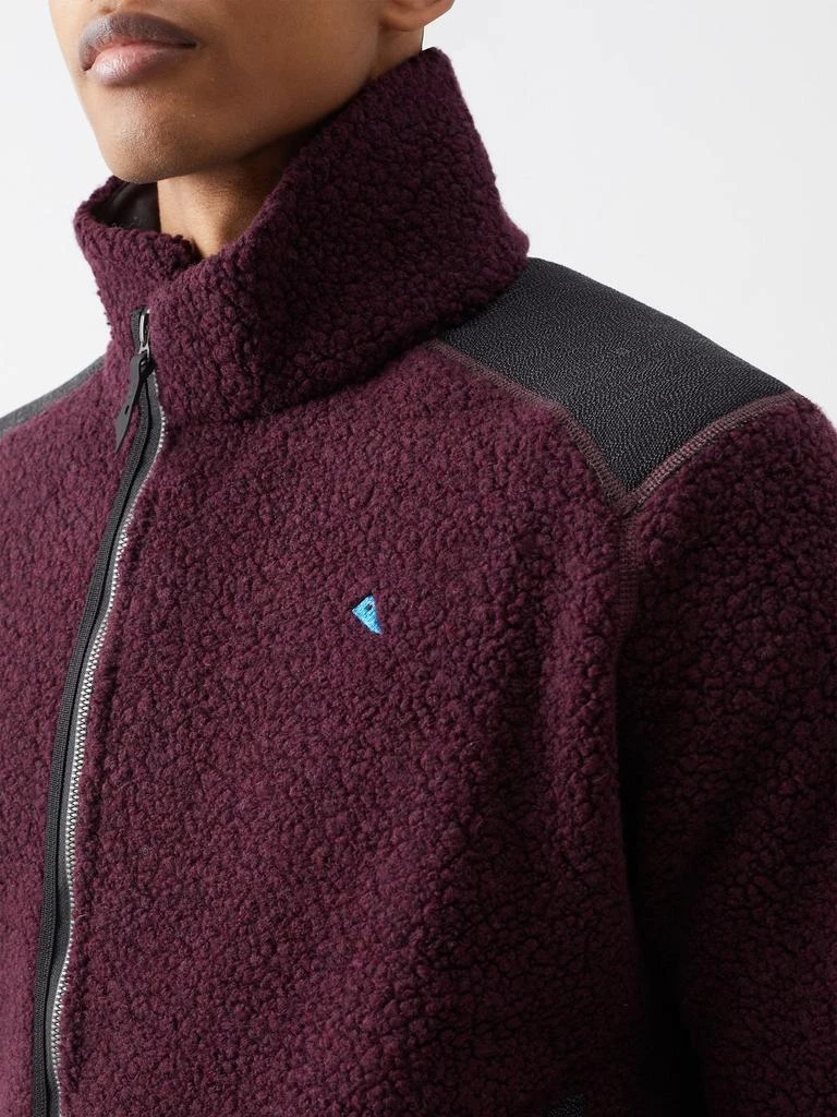 商品Klattermusen|Skoll zipped recycled wool-blend fleece jacket,价格¥2195,第3张图片详细描述