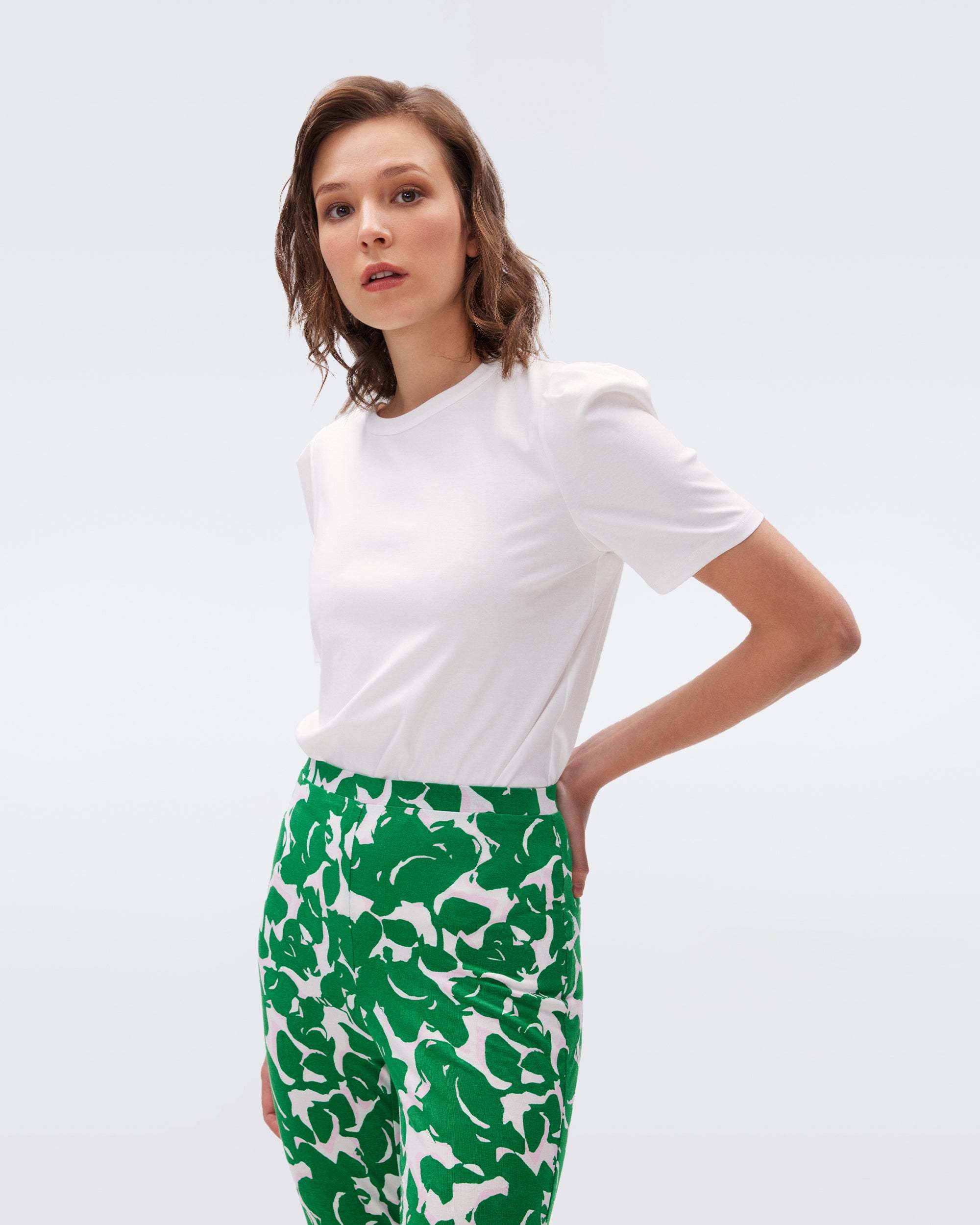 商品Diane von Furstenberg|Diane von Furstenberg 女士衬衫 DVFBS2R005IVORY 白色,价格¥1267,第4张图片详细描述