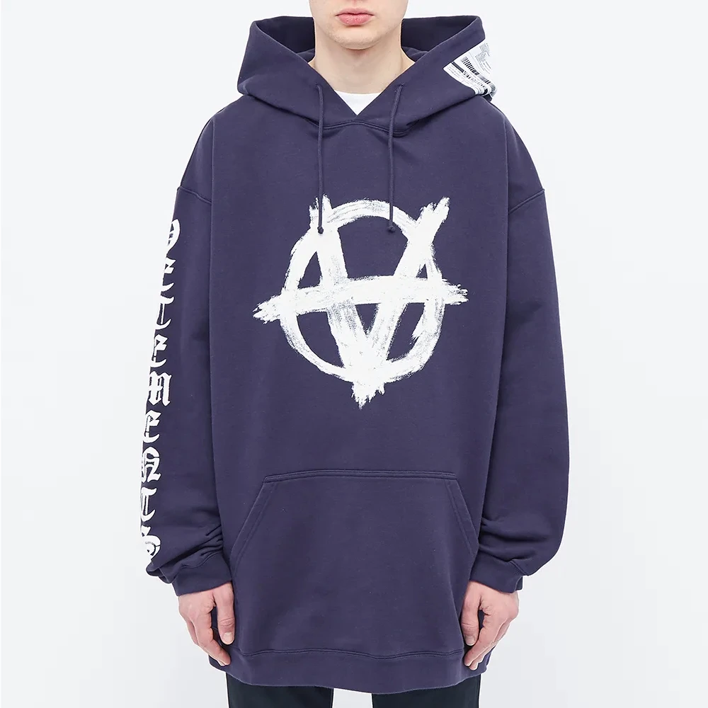 VETEMENTS 海军蓝色男士卫衣/帽衫 SS20TR312-NAVY 商品