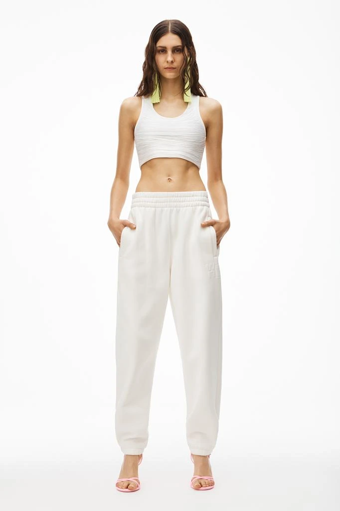 商品Alexander Wang|PUFF PAINT LOGO SWEATPANT IN TERRY,价格¥1476,第2张图片详细描述