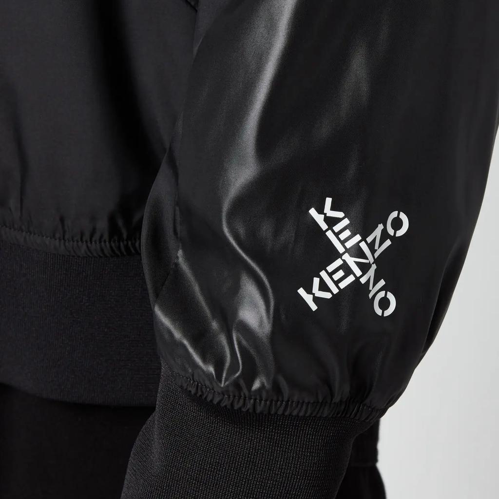 商品Kenzo|KENZO Men's Sport Zip Through Hooded Windbreaker - Black,价格¥3636,第6张图片详细描述