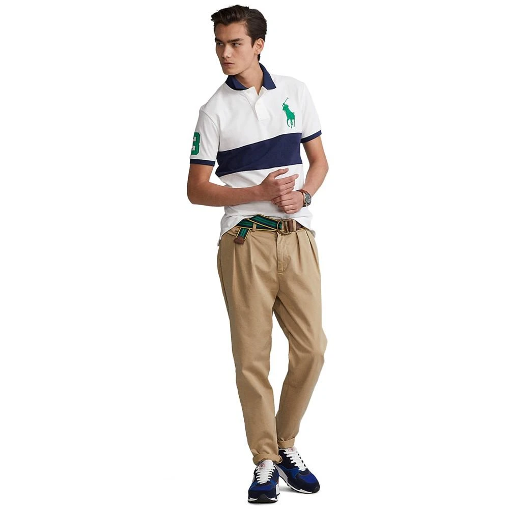 商品Ralph Lauren|Men's Custom Slim Fit Big Pony Mesh Polo Shirt,价格¥185,第4张图片详细描述