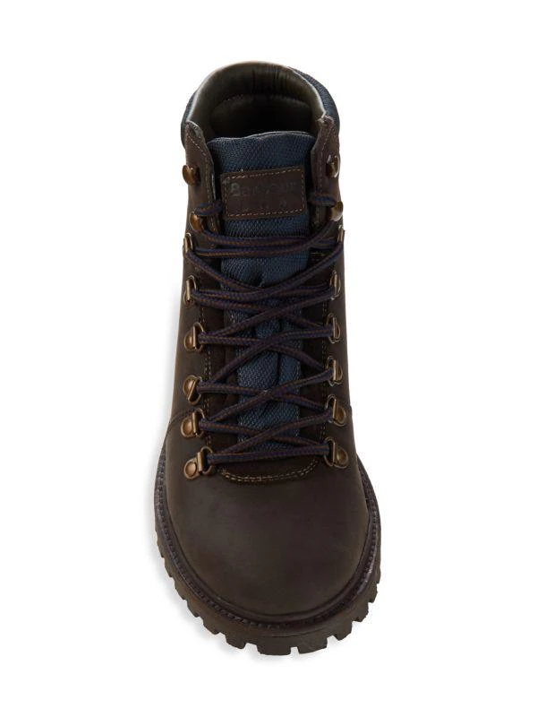 商品Barbour|Quantock Commando Leather Combat Ankle Boots,价格¥518,第5张图片详细描述