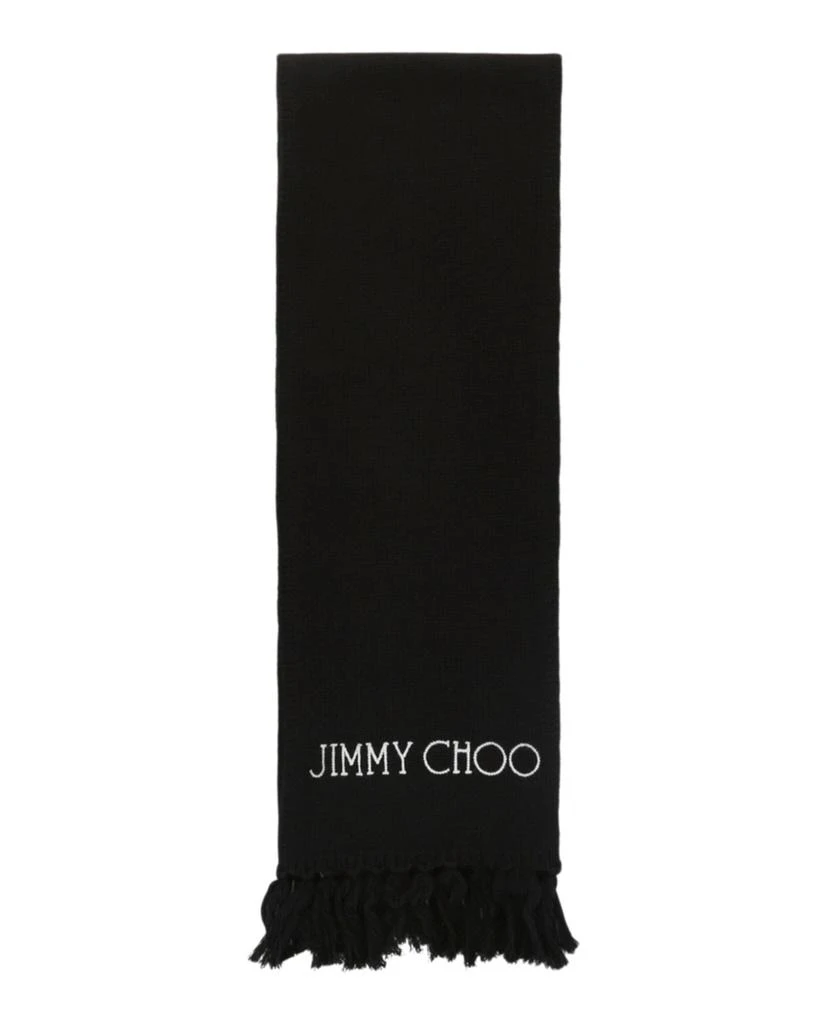 商品Jimmy Choo|Wool Logo Printed Scarf,价格¥1893,第1张图片