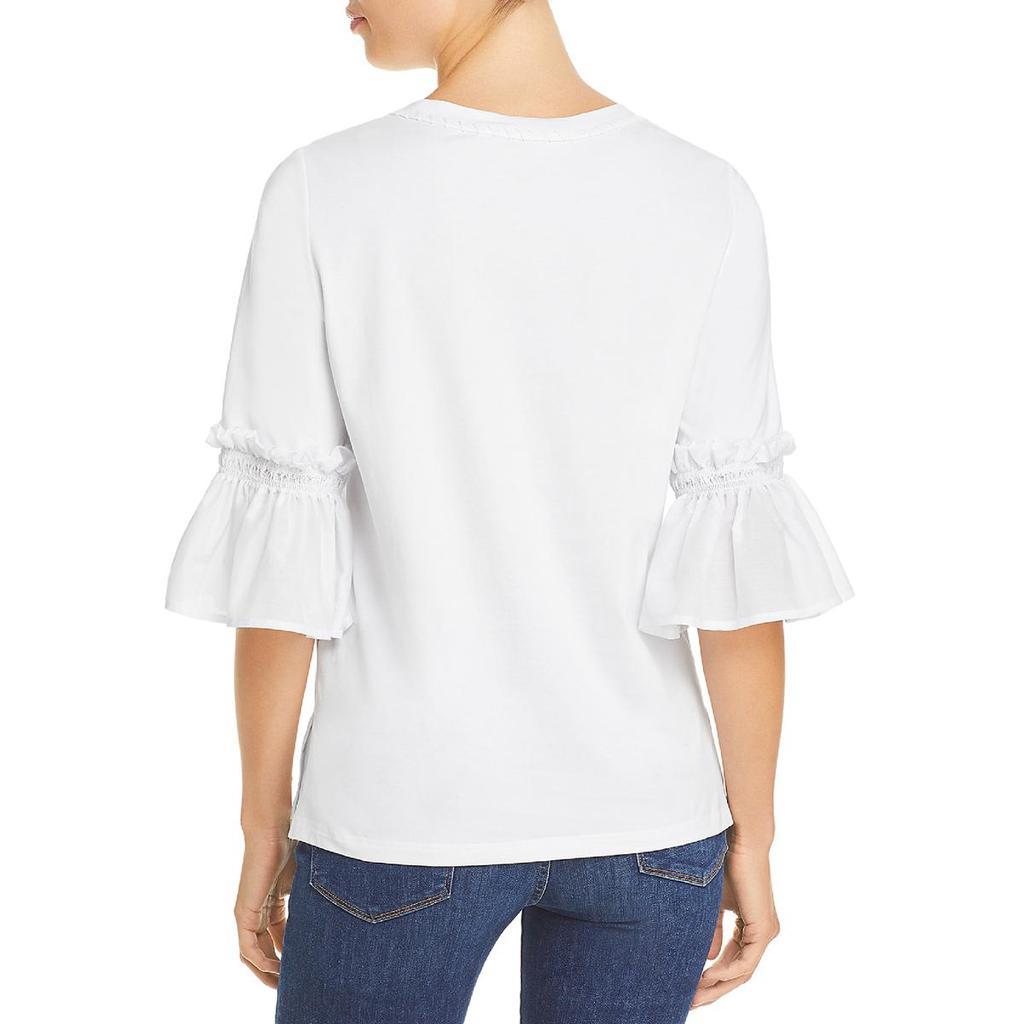 商品Kobi Halperin|Kobi Halperin Womens Colie Smocked Ruffle Pullover Top,价格¥178-¥267,第7张图片详细描述