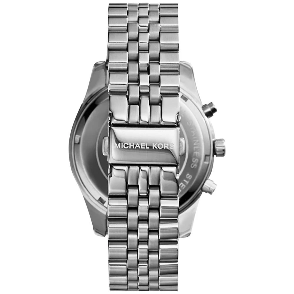 商品Michael Kors|Men's Chronograph Lexington Stainless Steel Bracelet Watch 45mm MK8280,价格¥830,第4张图片详细描述