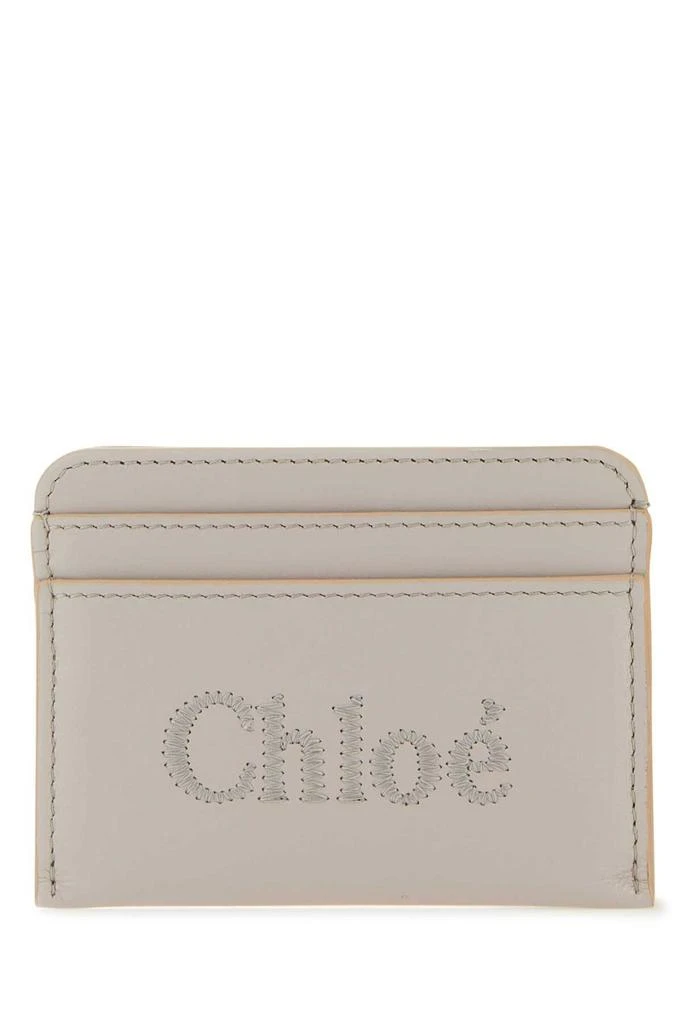 商品Chloé|Chloé Logo Embroidered Cardholder,价格¥1278,第1张图片