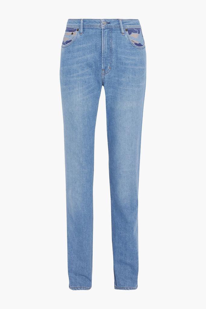 商品Acne Studios|South printed high-rise straight-leg jeans,价格¥808,第1张图片