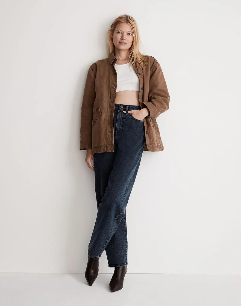 商品Madewell|Garment-Dyed Crockett Canvas Jacket,价格¥1230,第1张图片