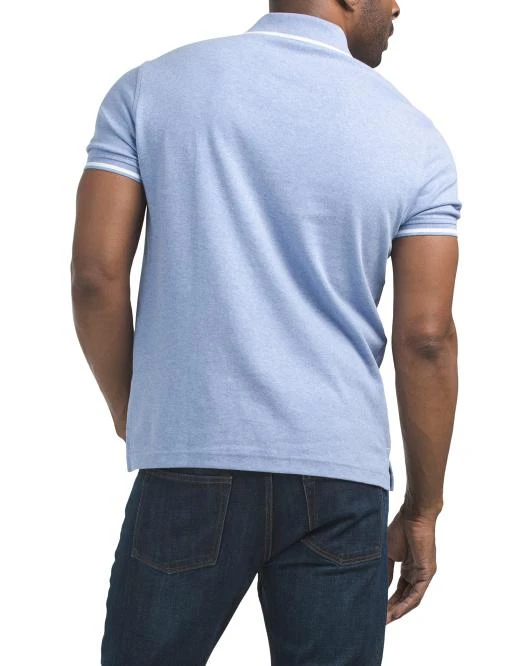 商品Tommy Hilfiger|Richard Tipped Short Sleeve Regular Fit Polo,价格¥159,第2张图片详细描述