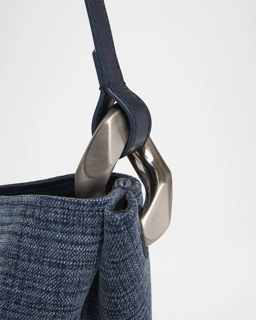 Corner Small Acid Wash Denim Bucket Bag 商品