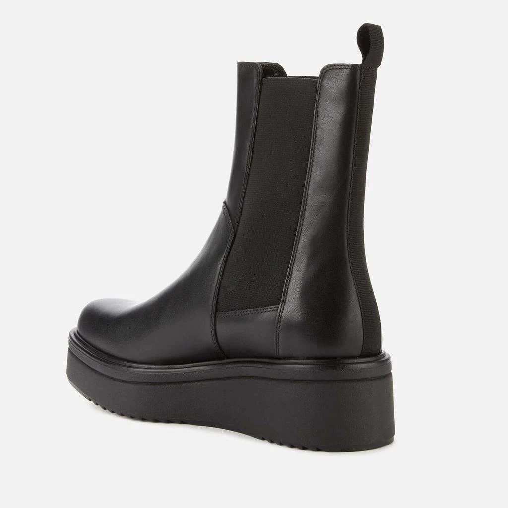 商品Vagabond|Vagabond Women's Tara Leather Chunky Chelsea Boots - Black,价格¥1406,第2张图片详细描述