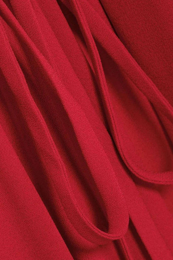 商品Valentino|Tie-neck crepe midi dress,价格¥11856,第2张图片详细描述