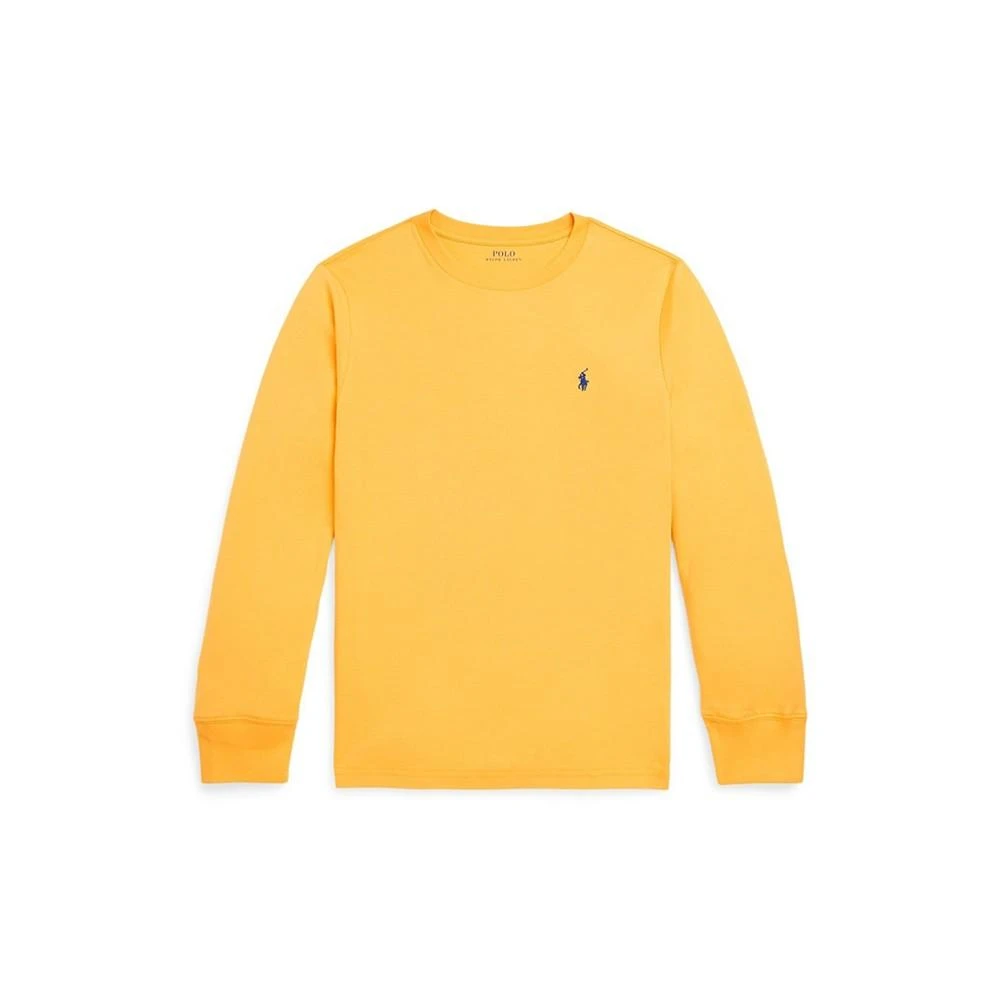 商品Ralph Lauren|Big Boys Jersey Long Sleeve T-shirt,价格¥110,第1张图片